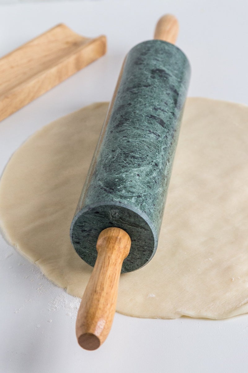 Fox Run Marble Rolling Pin and Base, Green 2.5 x 18 x 3 inches - Image 5